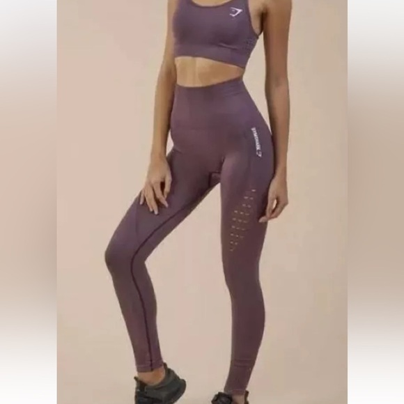 Women’s Gymshark Energy Workout High Wasited Full Length Leggings Size XS - Picture 1 of 12